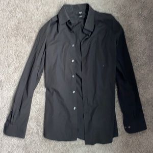 Uniqlo Black dress shirt size L